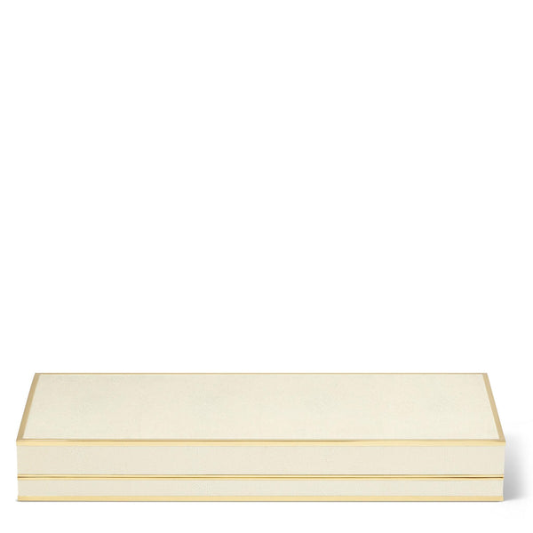 Load image into Gallery viewer, AERIN Shagreen Poker Set - Cream