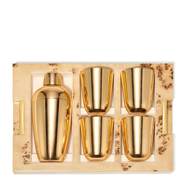 Load image into Gallery viewer, AERIN Classic Shagreen Bar Set - Cream