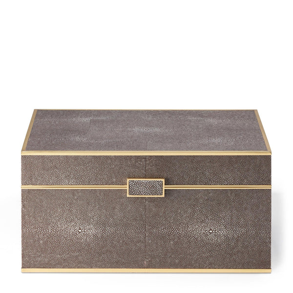 Load image into Gallery viewer, AERIN Classic Shagreen Bar Set - Chocolate