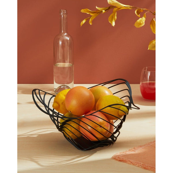 Load image into Gallery viewer, Alessi Trinity Citrus Basket Black / Cm 33 || Inch 13"