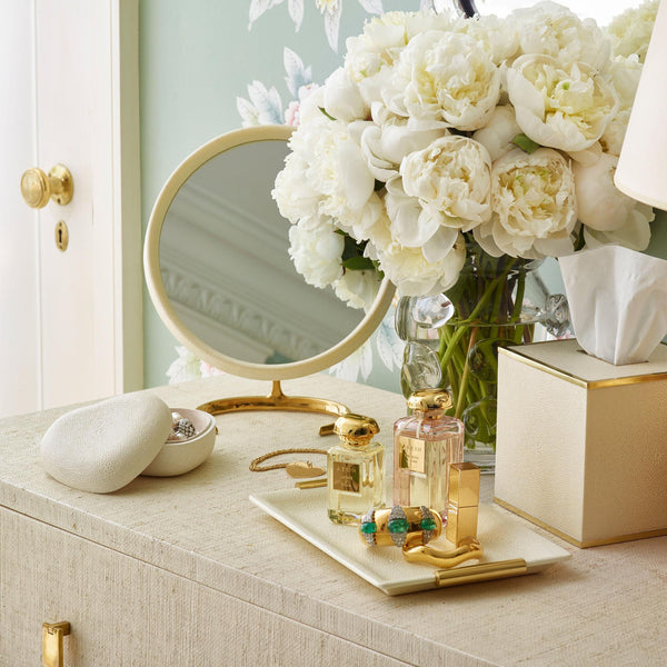 Load image into Gallery viewer, AERIN Shagreen Vanity Mirror
