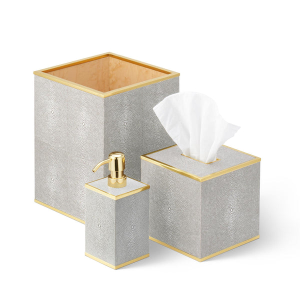 Load image into Gallery viewer, AERIN Classic Shagreen Soap Pump Dispenser - Dove