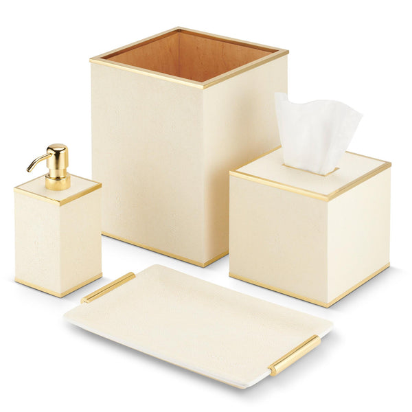 Load image into Gallery viewer, AERIN Classic Shagreen Soap Pump Dispenser - Cream