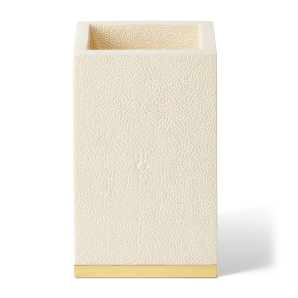 Load image into Gallery viewer, AERIN Shagreen Pencil Cup - Cream