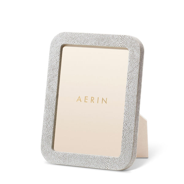 Load image into Gallery viewer, AERIN Modern Shagreen 5x7 Frame - Dove