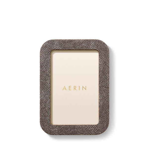 Load image into Gallery viewer, AERIN Modern Shagreen 4x6 Frame - Chocolate
