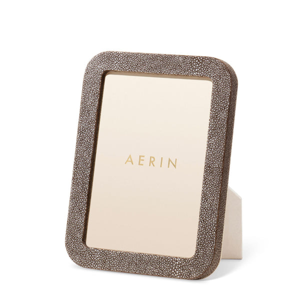Load image into Gallery viewer, AERIN Modern Shagreen 5x7 Frame - Chocolate