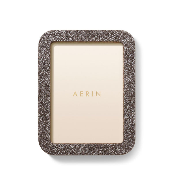 Load image into Gallery viewer, AERIN Modern Shagreen 5x7 Frame - Chocolate