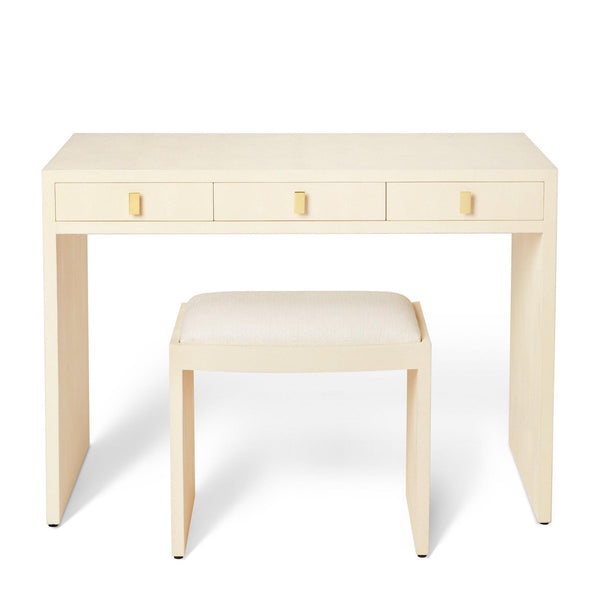 Load image into Gallery viewer, AERIN Shagreen Vanity Table and Stool Set