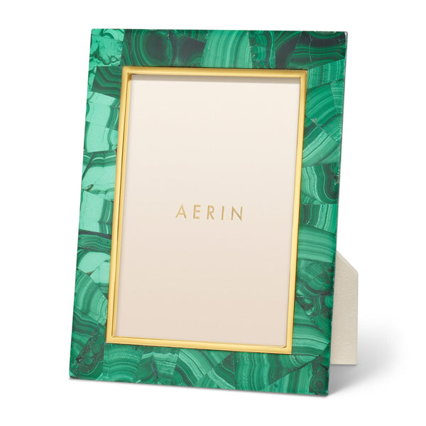 Load image into Gallery viewer, AERIN Cassiel Mosaic 5x7 Frame - Malachite