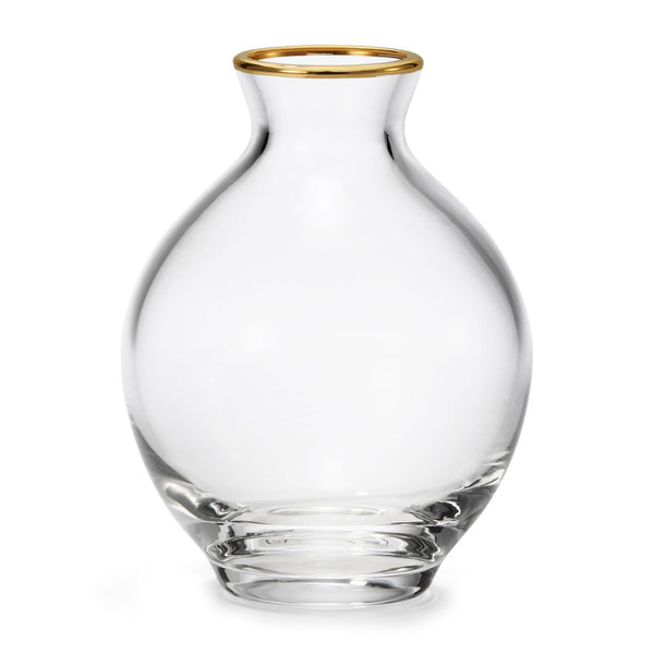 Load image into Gallery viewer, AERIN Sancia Plum Glass Vase - Clear