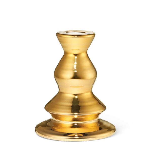 Load image into Gallery viewer, AERIN Allette Medium Candle Holder - Gold