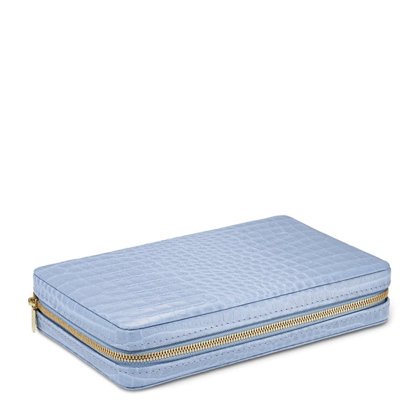 Load image into Gallery viewer, AERIN Enzo Travel Domino Set - Hydrangea Blue
