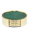 Load image into Gallery viewer, AERIN Lucas Mosaic Coaster, Set of 4 - Malachite