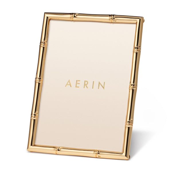 Load image into Gallery viewer, AERIN Ava Bamboo 5x7 Frame - Gold