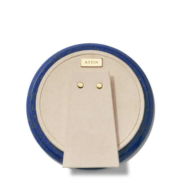 Load image into Gallery viewer, AERIN Cassiel Mosaic Round Frame, Lapis, Malachite