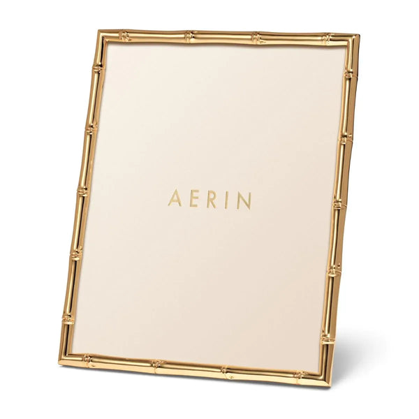 Load image into Gallery viewer, AERIN Ava Bamboo Frame 8 x 10, Gold