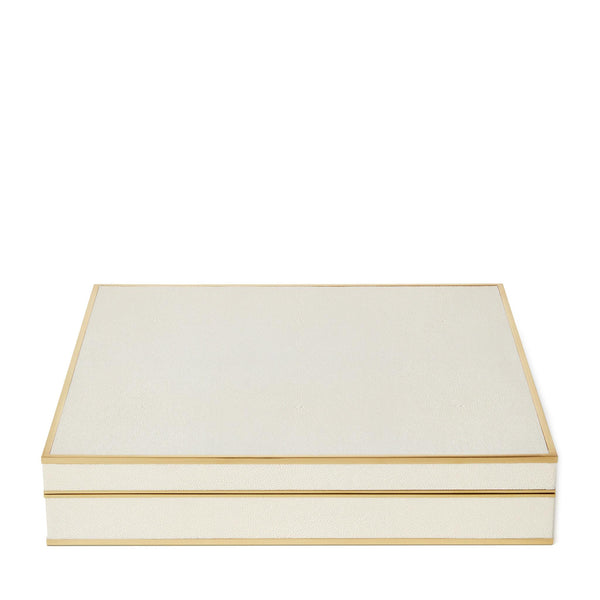 Load image into Gallery viewer, AERIN Shagreen Chess Set - Cream