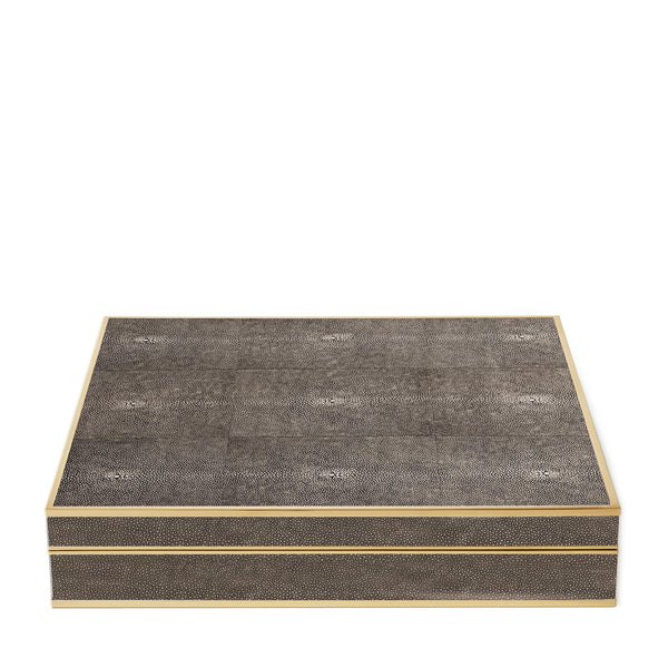 Load image into Gallery viewer, AERIN Shagreen Chess Set - Chocolate