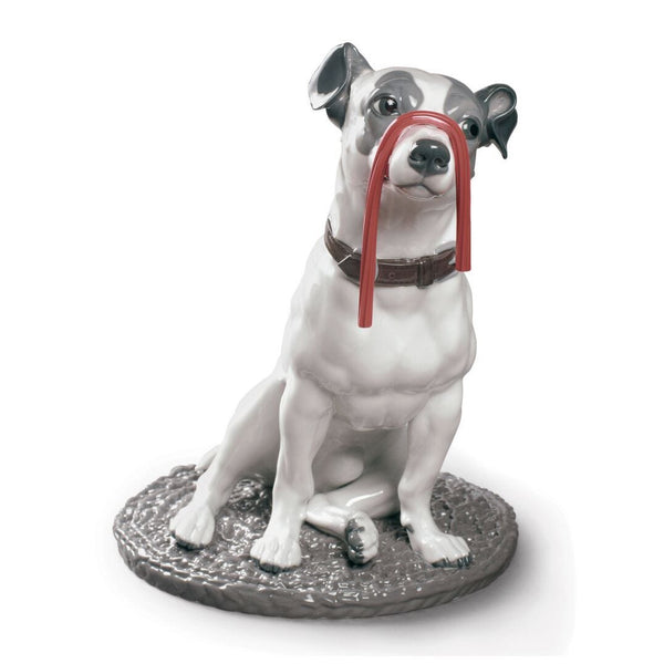 Load image into Gallery viewer, Lladro Jack Russell with Licorice Dog Figurine