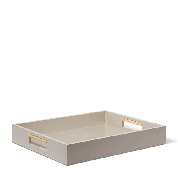 Load image into Gallery viewer, AERIN Piero Lacquer Tray, Taupe