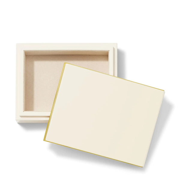 Load image into Gallery viewer, AERIN Piero Small Lacquer Box, Cream