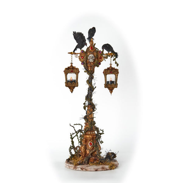 Load image into Gallery viewer, Katherine's Collection Gone Batty Lantern With Crow
