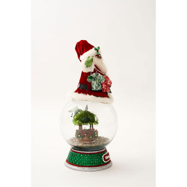 Load image into Gallery viewer, Katherine's Collection Kitschy Santa on Snowglobe