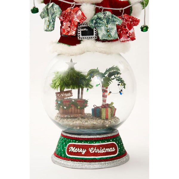 Load image into Gallery viewer, Katherine's Collection Kitschy Santa on Snowglobe