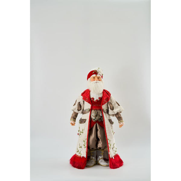 Load image into Gallery viewer, Katherine's Collection Mistletoe Magic Santa Doll 24-Inch