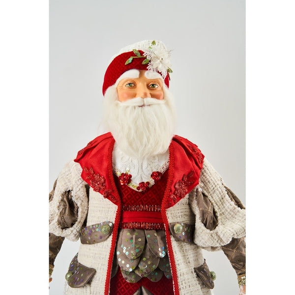 Load image into Gallery viewer, Katherine's Collection Mistletoe Magic Santa Doll 24-Inch