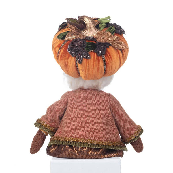 Load image into Gallery viewer, Katherine's Collection Harvest Pumpkin Hat Ledge Sitter