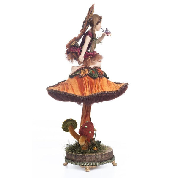 Load image into Gallery viewer, Katherine's Collection Fairy on Mushroom Figure