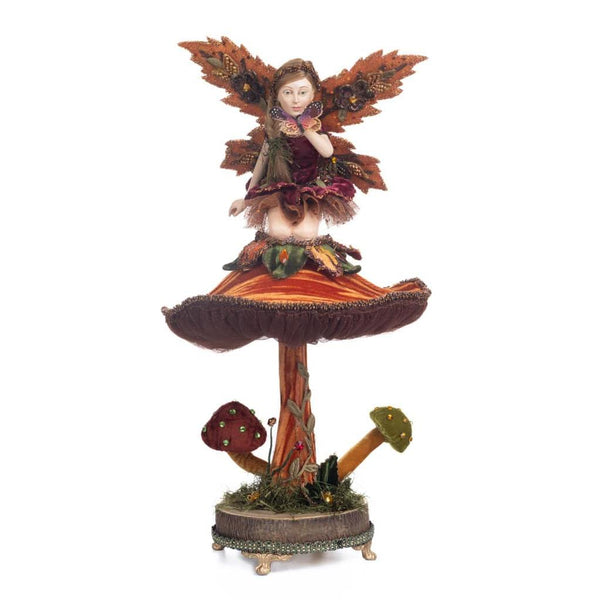 Load image into Gallery viewer, Katherine's Collection Fairy on Mushroom Figure