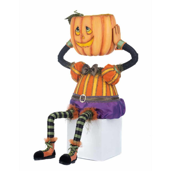 Load image into Gallery viewer, Katherine's Collection Percy Pumpkin Head Candy Bowl