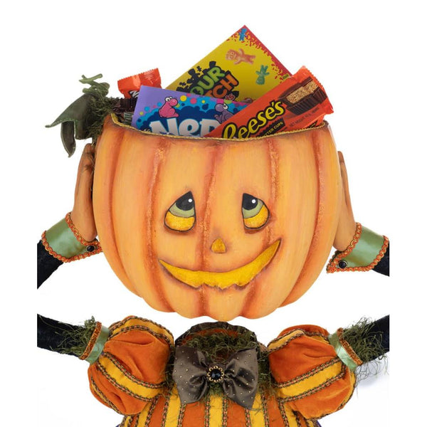 Load image into Gallery viewer, Katherine's Collection Percy Pumpkin Head Candy Bowl