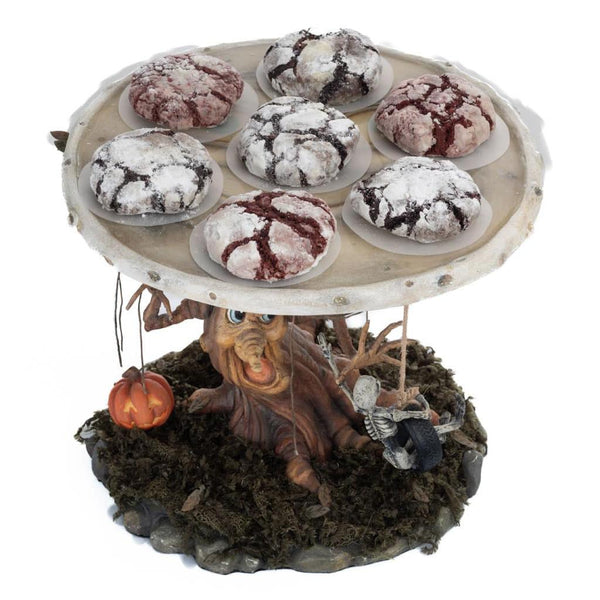 Load image into Gallery viewer, Katherine's Collection Halloween Hollow Tree Cake Plate