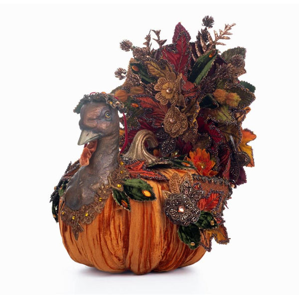 Load image into Gallery viewer, Katherine's Collection Harvest Forage Pumpkin Turkey