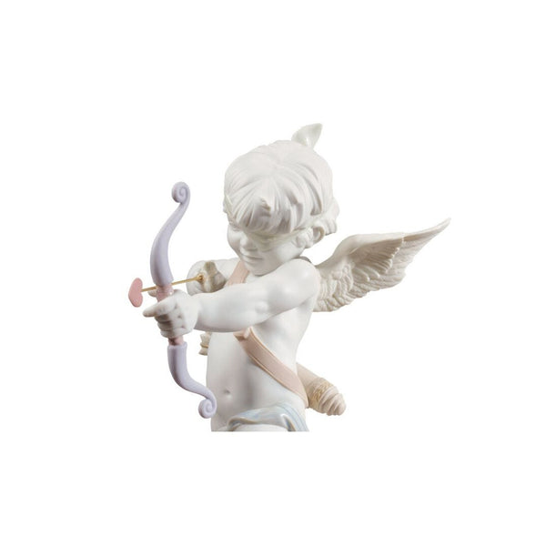 Load image into Gallery viewer, Lladro Straight to The Heart Cupid Angel Figurine