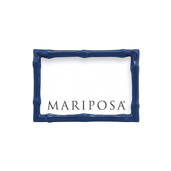 Load image into Gallery viewer, Mariposa Bamboo Blue 4x6 Frame