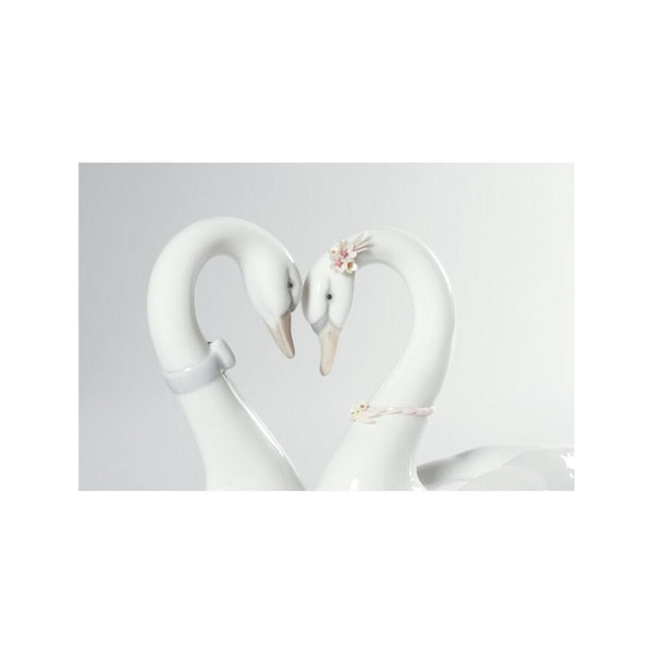 Load image into Gallery viewer, Lladro Endless Love Swans Figurine