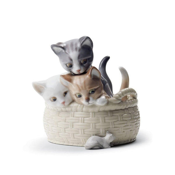 Load image into Gallery viewer, Lladro Curious Kittens Figurine