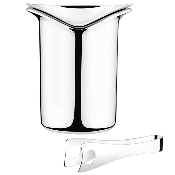 Load image into Gallery viewer, Georg Jensen Wine & Bar Ice Bucket with Tongs