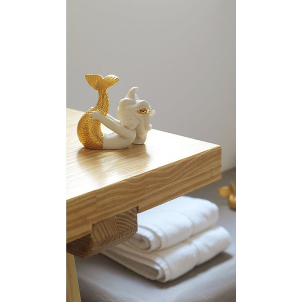Load image into Gallery viewer, Lladro Playing at Sea Mermaid Figurine - Golden Lustre
