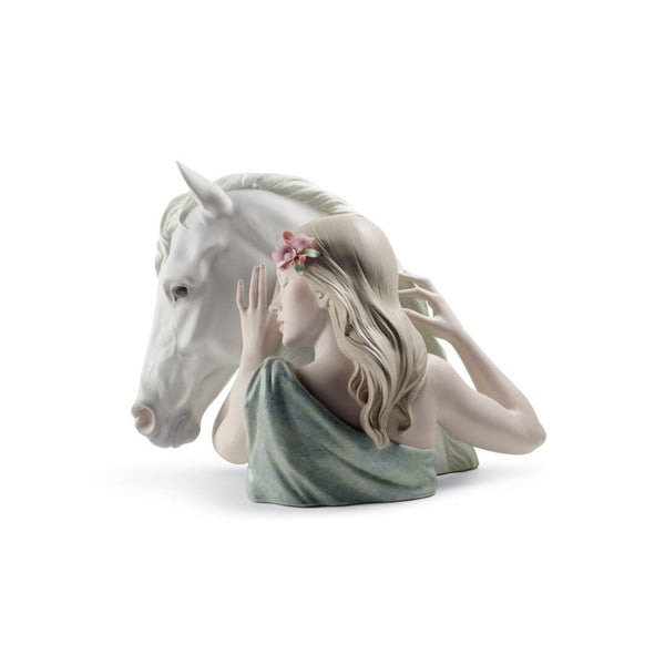 Load image into Gallery viewer, Lladro A True Friend Woman Figurine - Limited Edition
