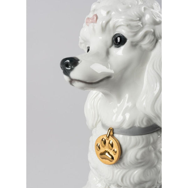 Load image into Gallery viewer, Lladro Poodle with Mochis Dog Figurine