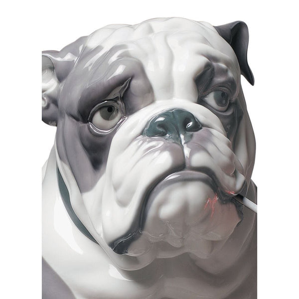 Load image into Gallery viewer, Lladro Bulldog with Lollipop Dog Figurine