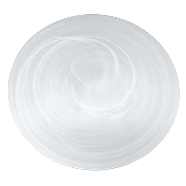 Load image into Gallery viewer, Mariposa Alabaster White Charger Plate (Set of 4)