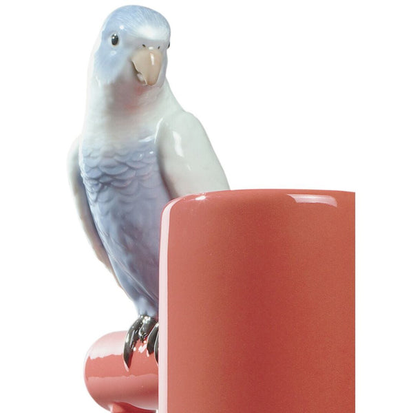 Load image into Gallery viewer, Lladro Parrot Parade Vase - Coral