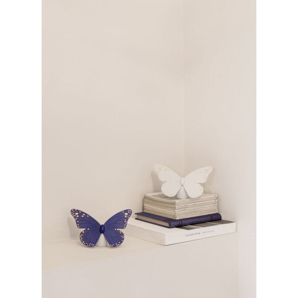 Load image into Gallery viewer, Lladro Butterfly Figurine - Golden Luster & Blue